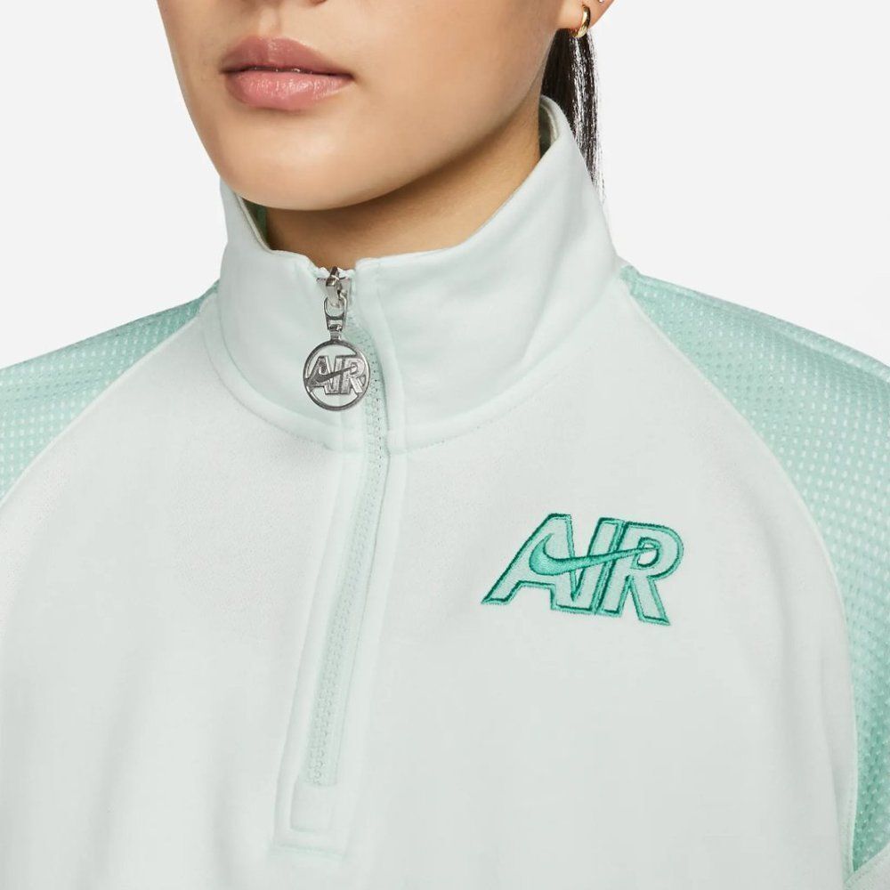 Adorable Nike Sportswear Air Women's 1/4-Zip Fleece Top - M - Picture 3 of 6